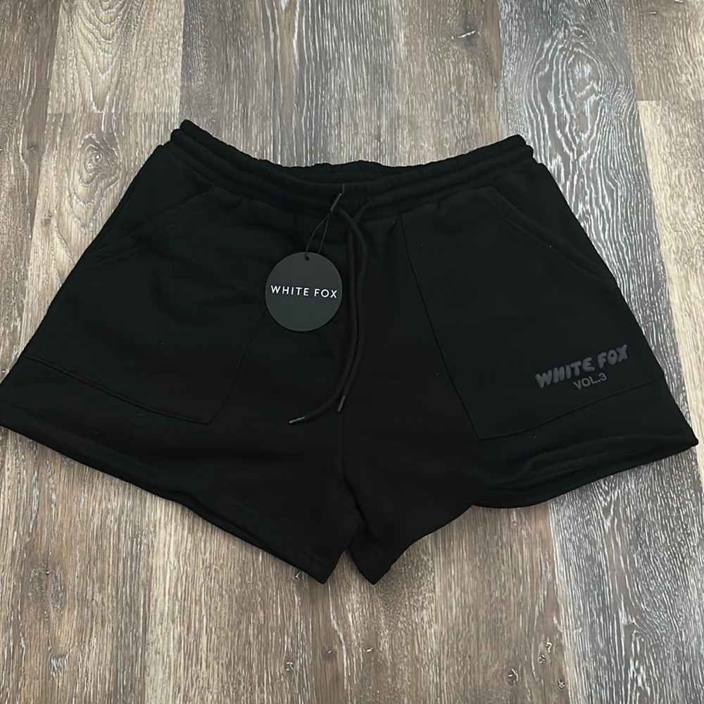 white fox shorts